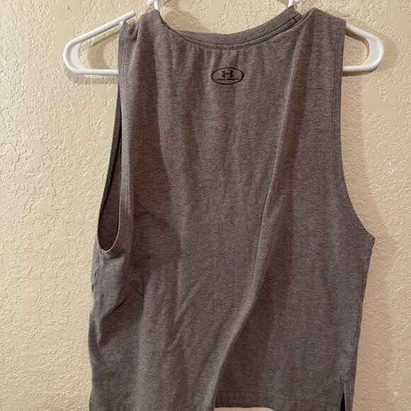 NWOT Women's Under Armour "I Workout A Latte" Workout Tank Top - Picture 3 of 3